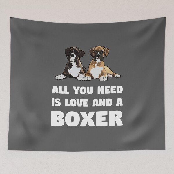 Item preview, All You Need Is Love And A Boxer designed and sold by kudostees.