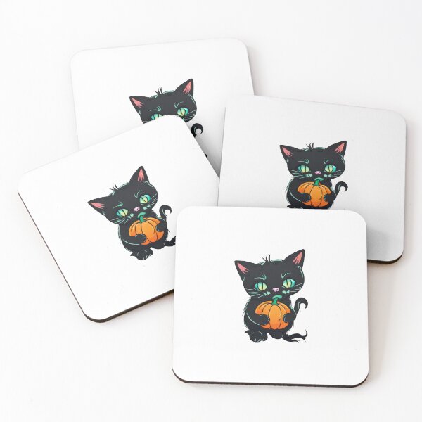 Item preview, halloween kitten designed and sold by kohanacreations.