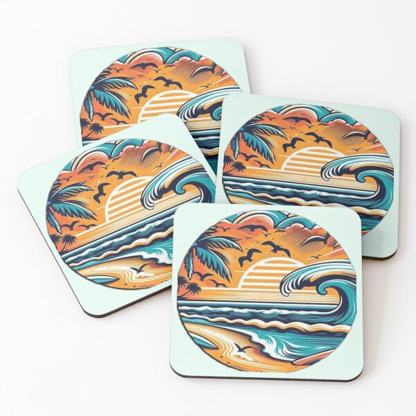 Item preview, BEACH ABSTRACT 2 designed and sold by TeeTeknology.