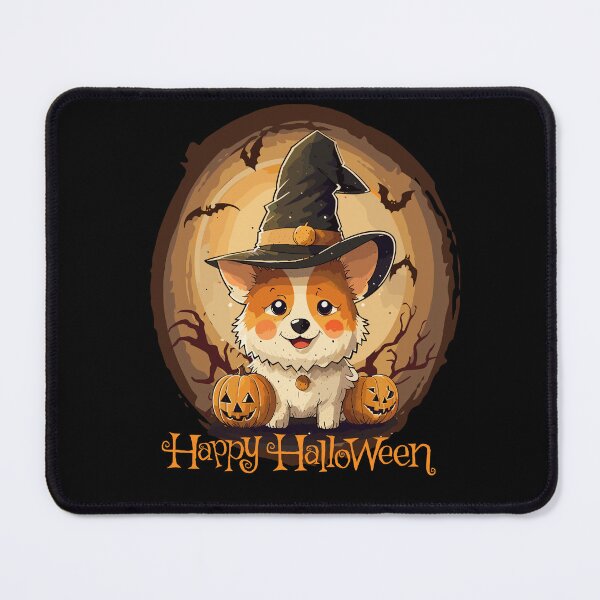 Item preview, Cute Corgi in Witch Hat designed and sold by ElCrocodel.