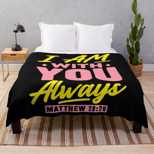 Item preview, Matthew 28:20 I Am With You Always designed and sold by plushism.