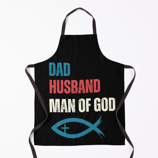 Item preview, Dad Husband Man of God with Jesus Fish or The Ichthys Symbol - Christian designed and sold by elvisg03.