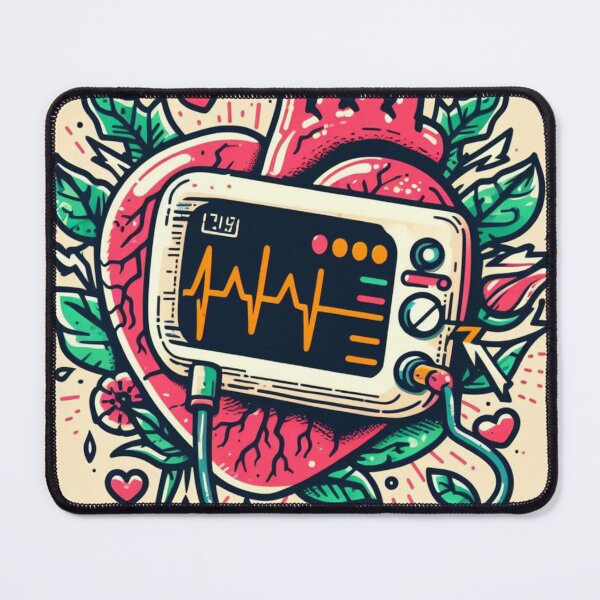 Item preview, Heart and Heart Monitor designed and sold by attpavitra.