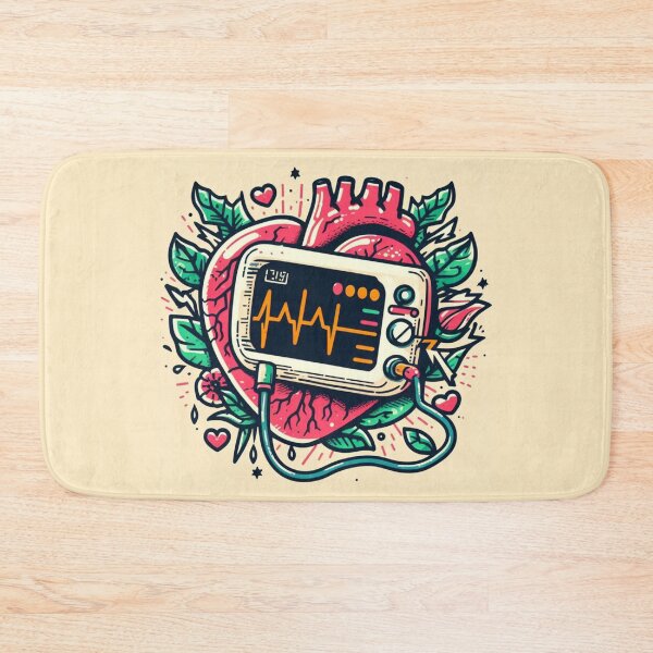 Item preview, Heart and Heart Monitor designed and sold by attpavitra.