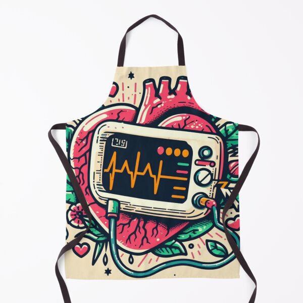 Item preview, Heart and Heart Monitor designed and sold by attpavitra.