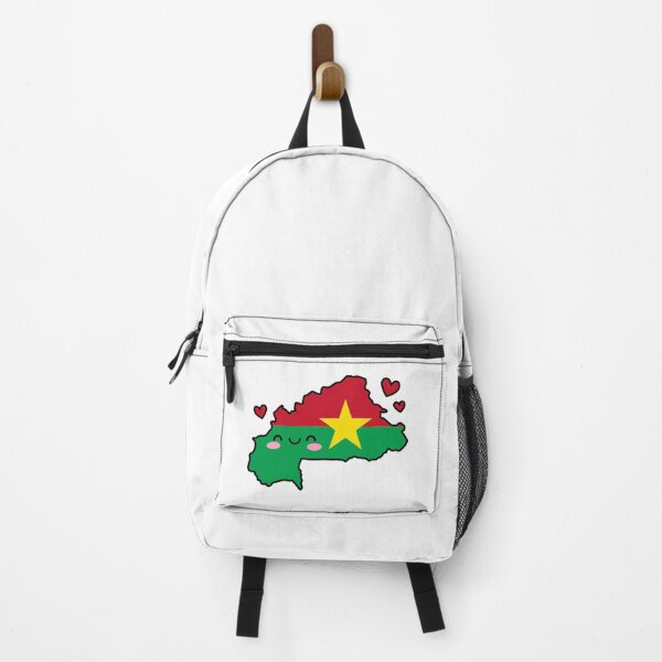 Item preview, Burkina Faso Flag Map Smile with Love designed and sold by pixelsparkzone.