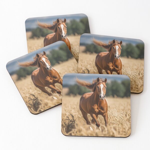 Item preview, Horse Galloping through Wheat Field designed and sold by dcrc.