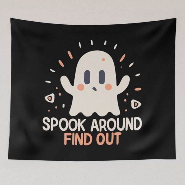Item preview, Spook Around Find Out Ghost designed and sold by scottud.