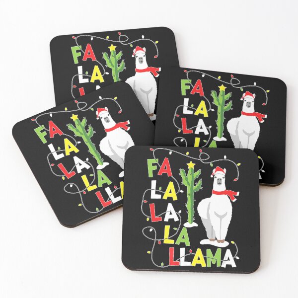 Item preview, Fa La Llama Christmas designed and sold by bidsnabah.