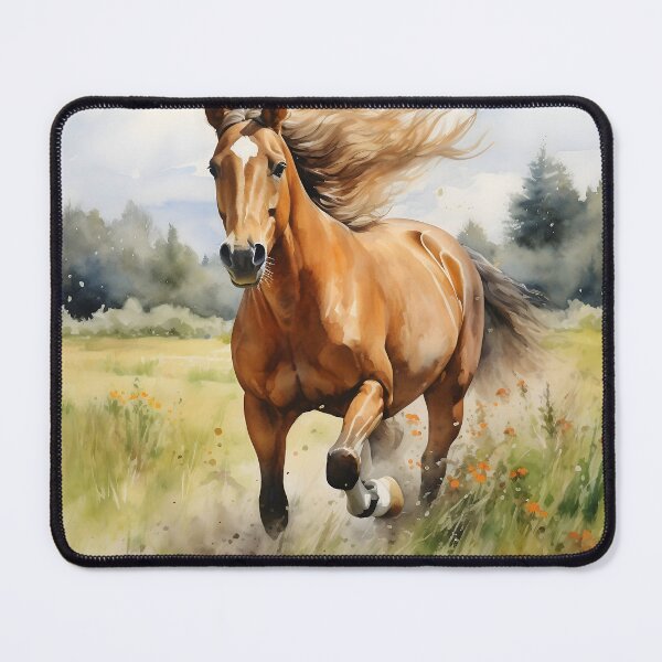 Item preview, Watercolor Galloping Horse designed and sold by dcrc.