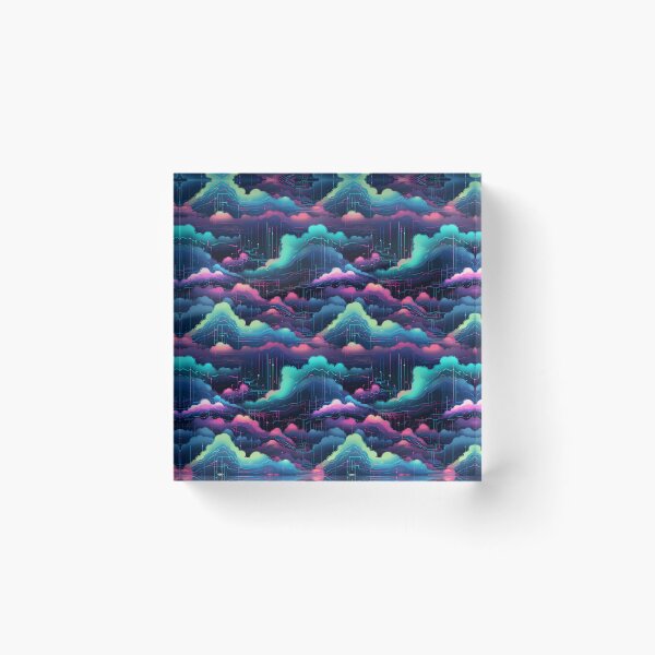 Item preview, 16-bit Circuit Night Sky designed and sold by SowCow.