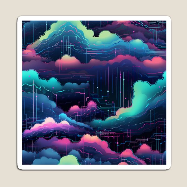 Item preview, 16-bit Circuit Night Sky designed and sold by SowCow.