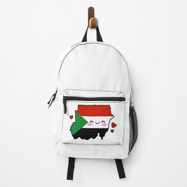 Item preview, Sudan Flag Map Smile with Love designed and sold by pixelsparkzone.