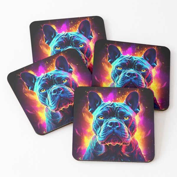 Item preview, “Canine in Neon Light” designed and sold by Art-Vortex-fr.