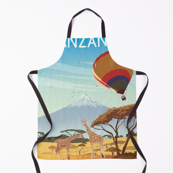Item preview, Tnazania travel poster designed and sold by Arctic frame studio.