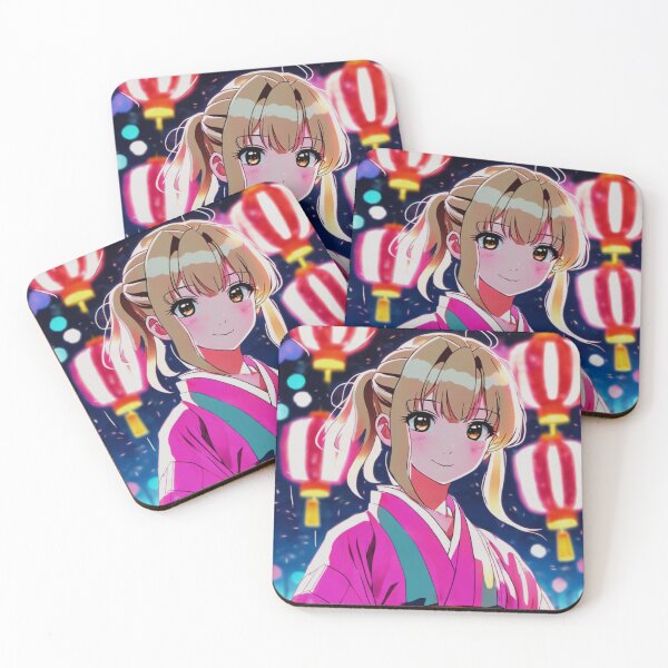 Item preview, Blonde girl on festival night designed and sold by chrismaecanes.
