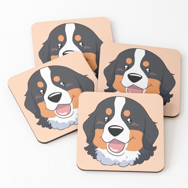 Item preview, Cute cartoon bernese mountain dog face  designed and sold by Yaragold.