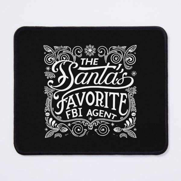 Item preview, Humorous Christmas Gift: Santa's Favorite FBI Agent designed and sold by randomorder.