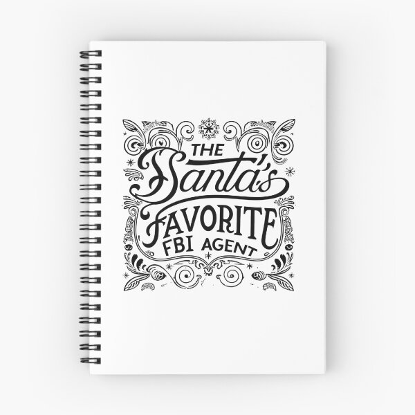 Item preview, Humorous Christmas Gift: Santa's Favorite FBI Agent designed and sold by randomorder.
