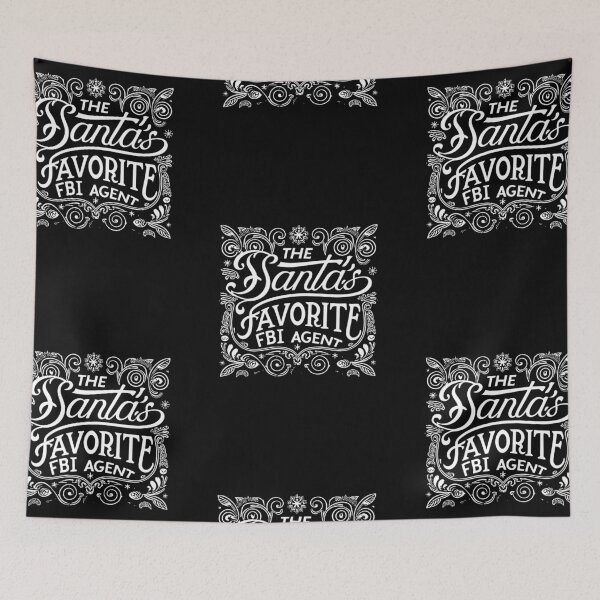 Item preview, Humorous Christmas Gift: Santa's Favorite FBI Agent designed and sold by randomorder.
