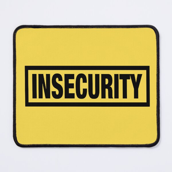 Item preview, INSECURITY - Security Black Border T-Shirt Parody designed and sold by goldentusk.