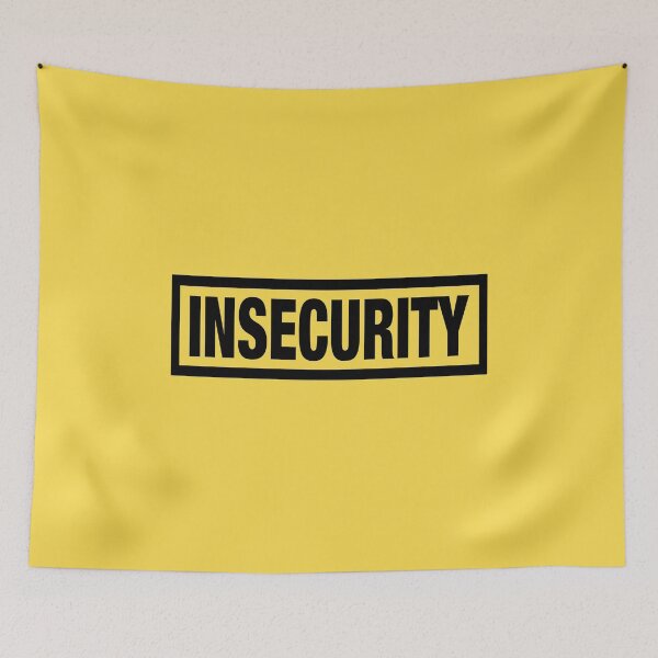 Item preview, INSECURITY - Security Black Border T-Shirt Parody designed and sold by goldentusk.