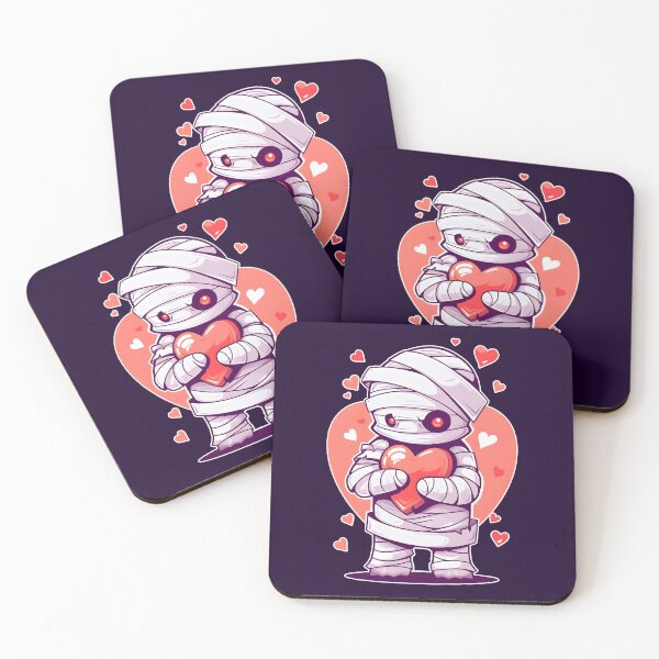 Item preview, ? Kawaii Pastel Goth Mummy with Broken Heart ? - Cute Emo? Halloween design designed and sold by Shegohi.