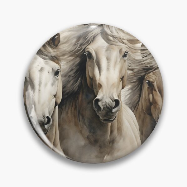 Item preview, Wind Swept Three Horse Bust designed and sold by dcrc.