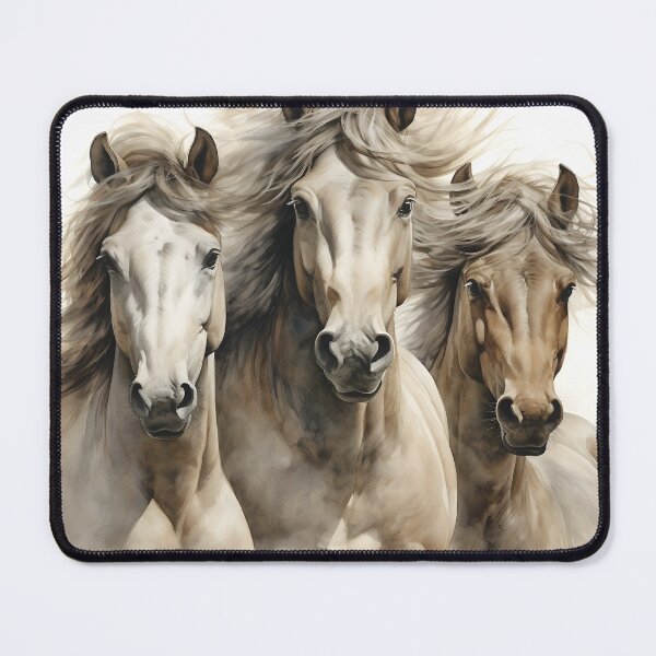 Item preview, Wind Swept Three Horse Bust designed and sold by dcrc.