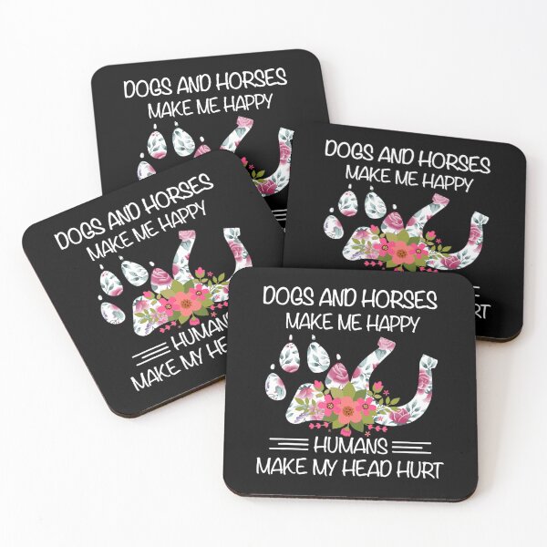 Item preview, Dogs And Horses Make Me designed and sold by bidsnabah.
