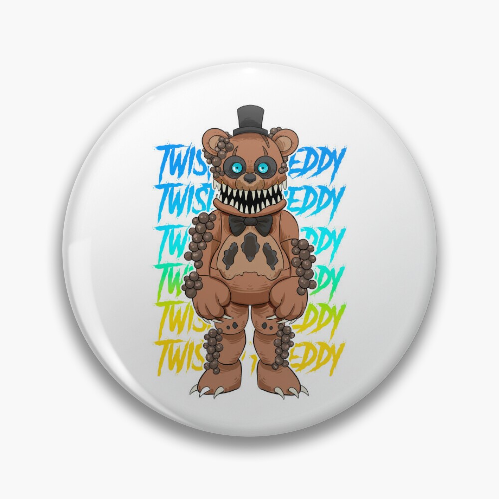 FNaF 1 Freddy Fazbear Head, Five Nights at Freddy's Pin by akushibluepaws