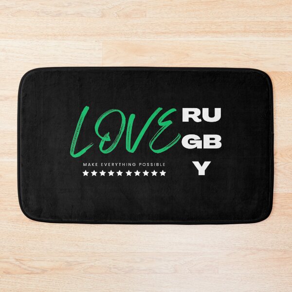 Item preview, Love rugby green, make everything possible designed and sold by Grafixfun.
