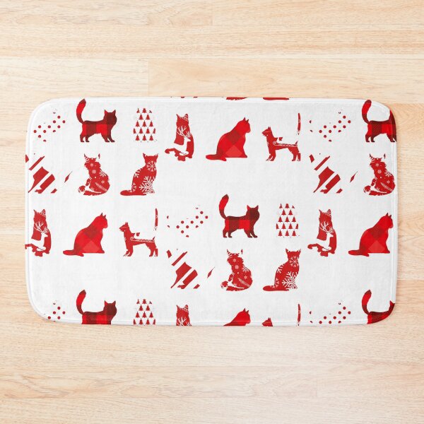 Item preview, Cute Christmas Cat Merry Catmas Meowy Kitty Dear Santa Xmas designed and sold by bidsnabah.