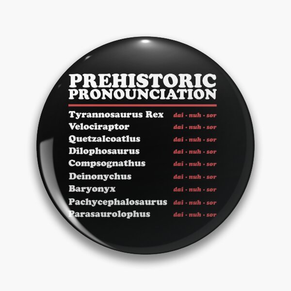 Artikelvorschau, Prähistorische Aussprache – Sagen Sie einfach Dinosaurier entworfen und verkauft von goldentusk.