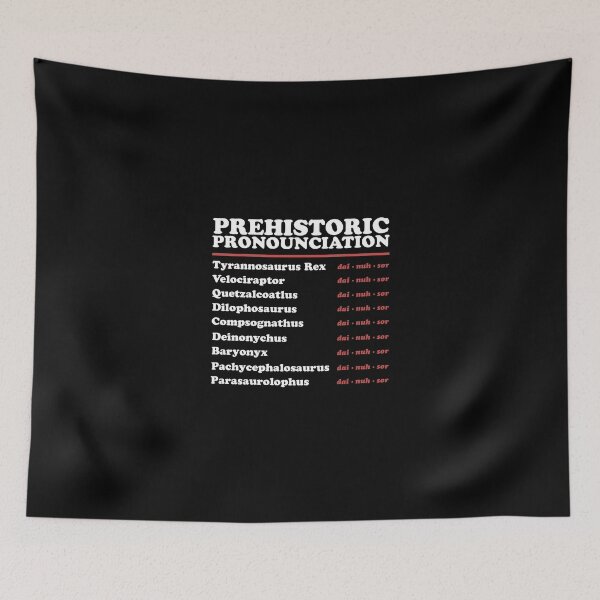 Item preview, Prehistoric Pronounciation - Just say Dinosaur designed and sold by goldentusk.