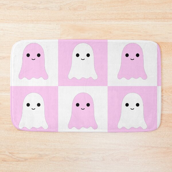 Item preview, Pink Ghosts White Ghosts Checkered Pattern designed and sold by MaisiePumpkin.