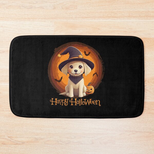 Item preview, Cute Labrador in Witch Hat designed and sold by ElCrocodel.