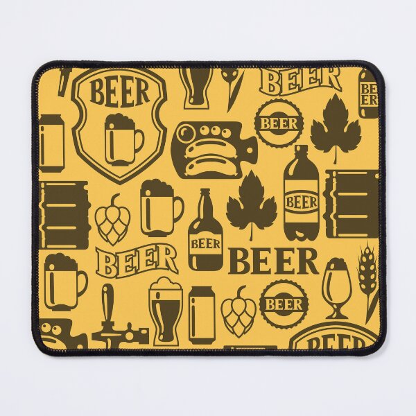 Item preview, BEER seamless pattern  designed and sold by DdemocrazydizZ.