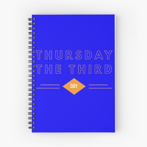 Item preview, Thursday - the third day designed and sold by padEBgood.