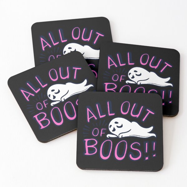 Item preview, Funny Halloween Ghost - All Out of Boos designed and sold by goldentusk.
