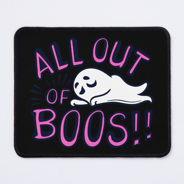 Item preview, Funny Halloween Ghost - All Out of Boos designed and sold by goldentusk.