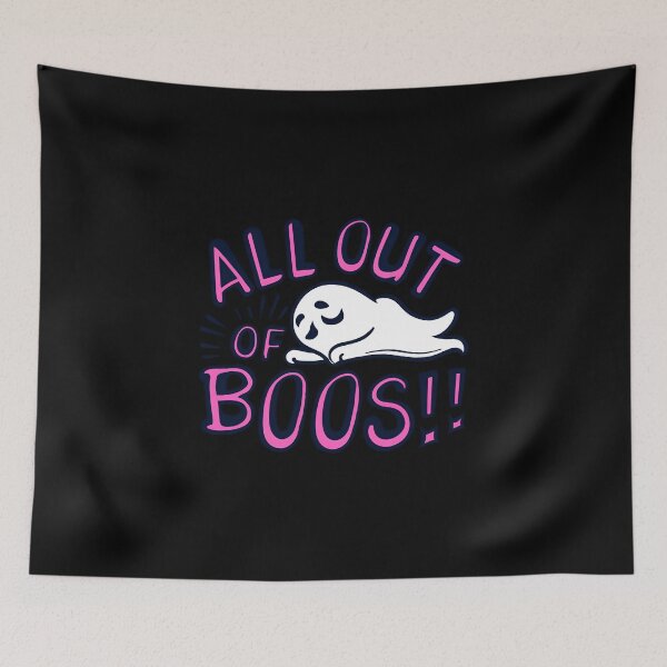 Item preview, Funny Halloween Ghost - All Out of Boos designed and sold by goldentusk.