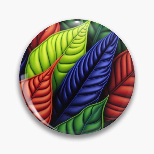 Item preview, Brightly Coloured Leaves Pattern designed and sold by likbatonboot.