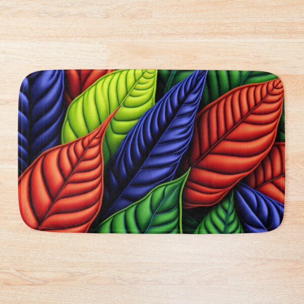 Item preview, Brightly Coloured Leaves Pattern designed and sold by likbatonboot.