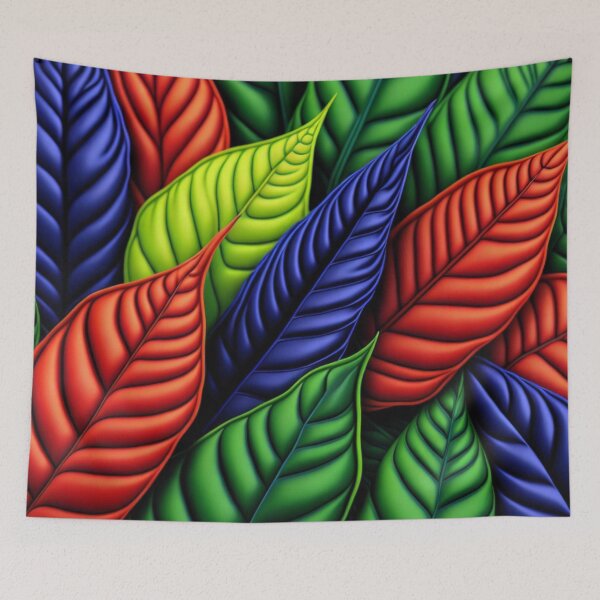 Item preview, Brightly Coloured Leaves Pattern designed and sold by likbatonboot.