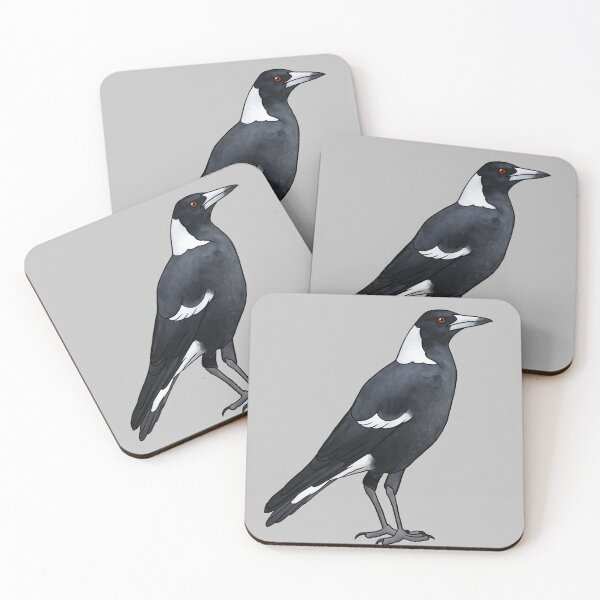Item preview, Black Backed Magpie designed and sold by Meowmaddie.