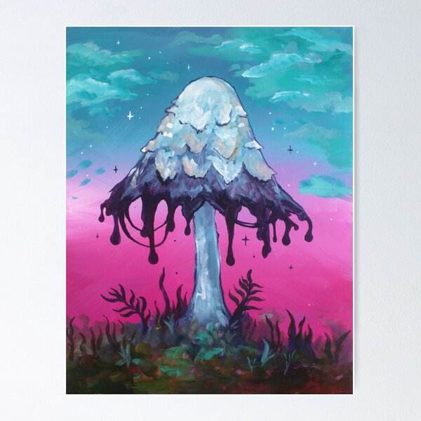 Item preview, Drippy Inky Mushroom designed and sold by TFlohr.