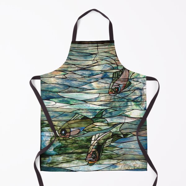 Item preview, Tiffany Glass- Fish Art Noveau designed and sold by tomorrowsart.
