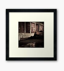 garage Framed Print