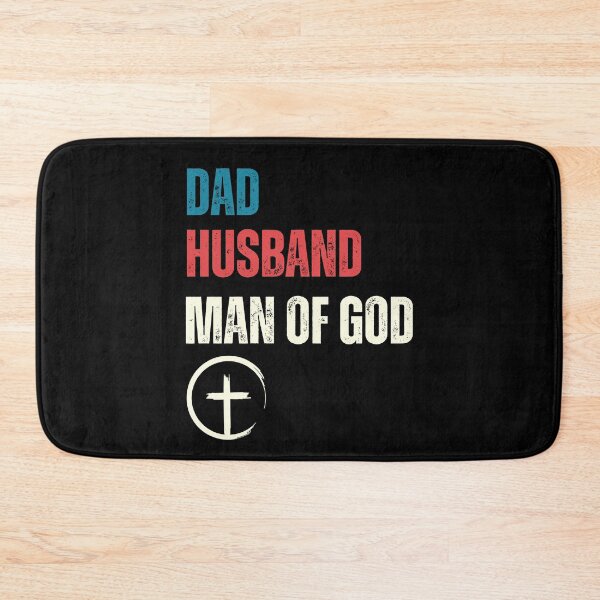 Item preview, Dad Husband Man of God with Christian Cross - Jesus designed and sold by elvisg03.